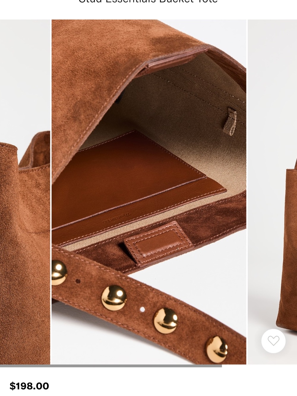 Madewell Stud Essentials Bucket Tote - Picture 3 of 12